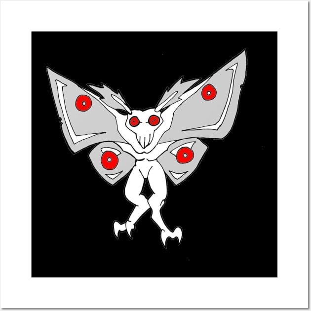 The Eyes of the Mothman Wall Art by TonyBreeden